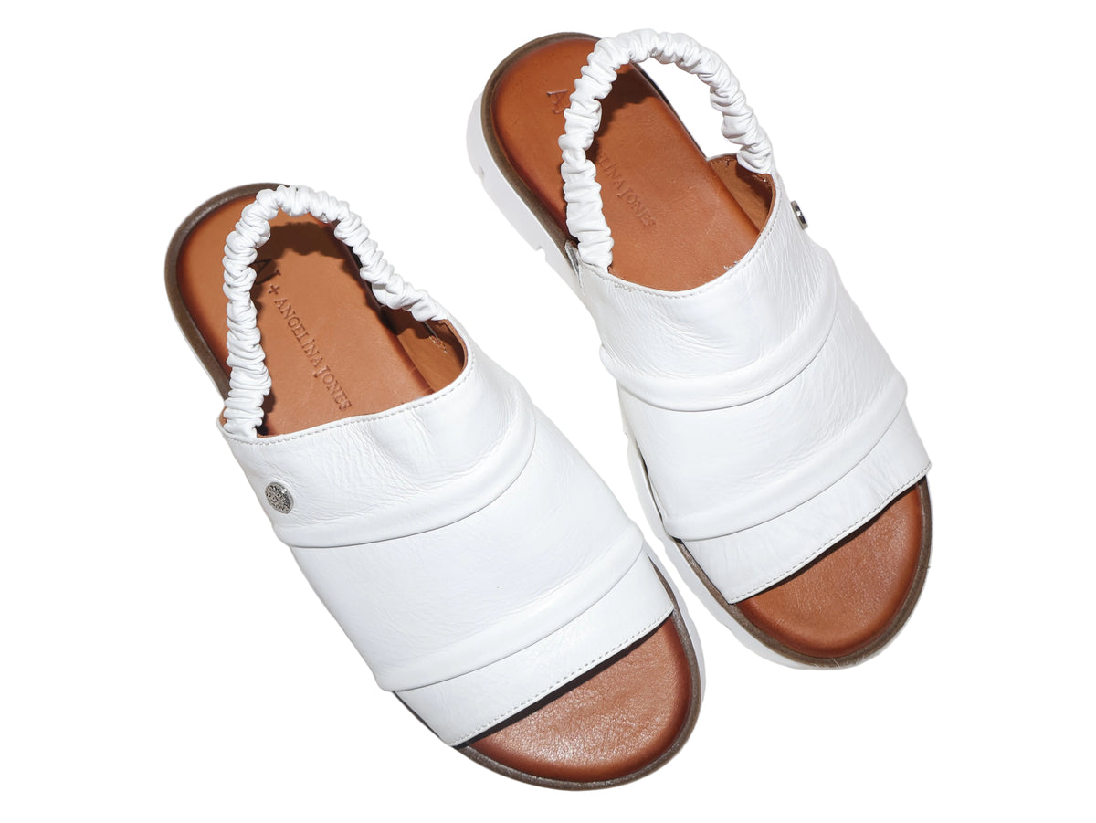 Sandale din piele naturală – Alb