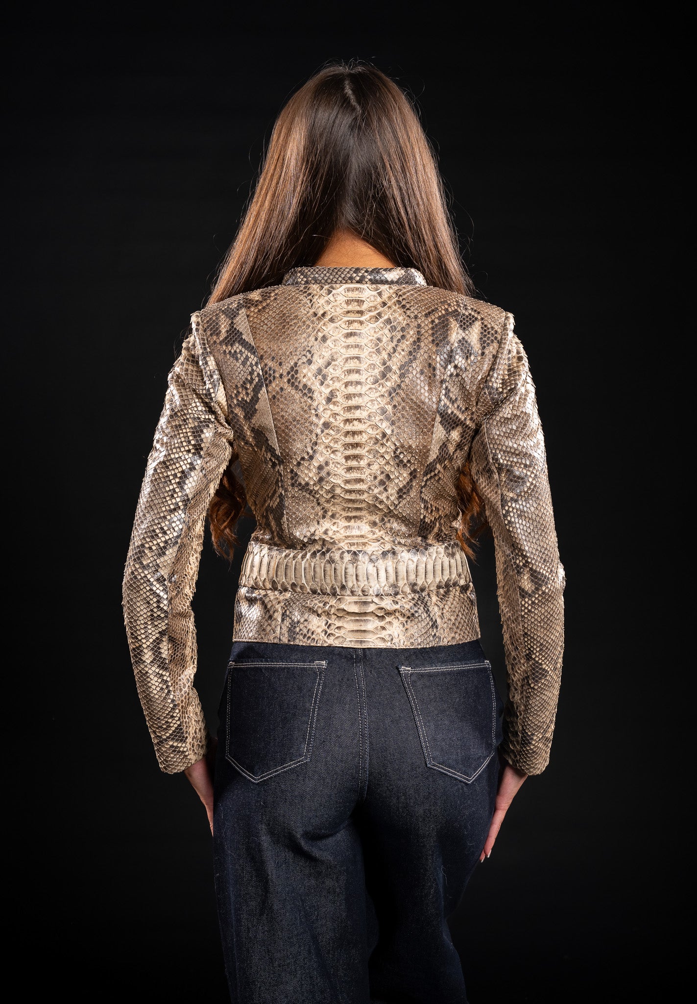 JACHETA DIN PIELE DE PITON