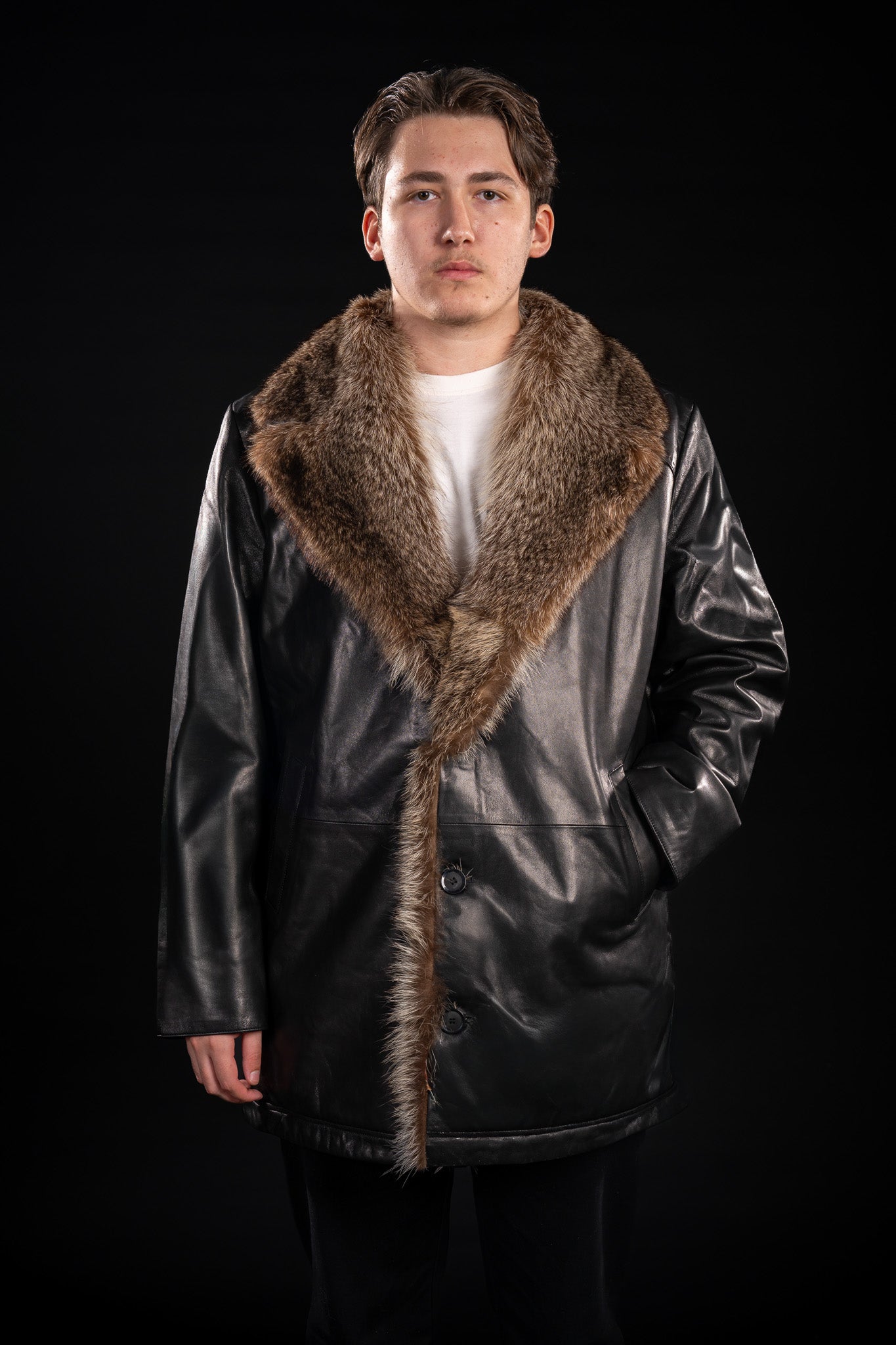 COJOC DIN PIELE NATURALA IMBLANIT