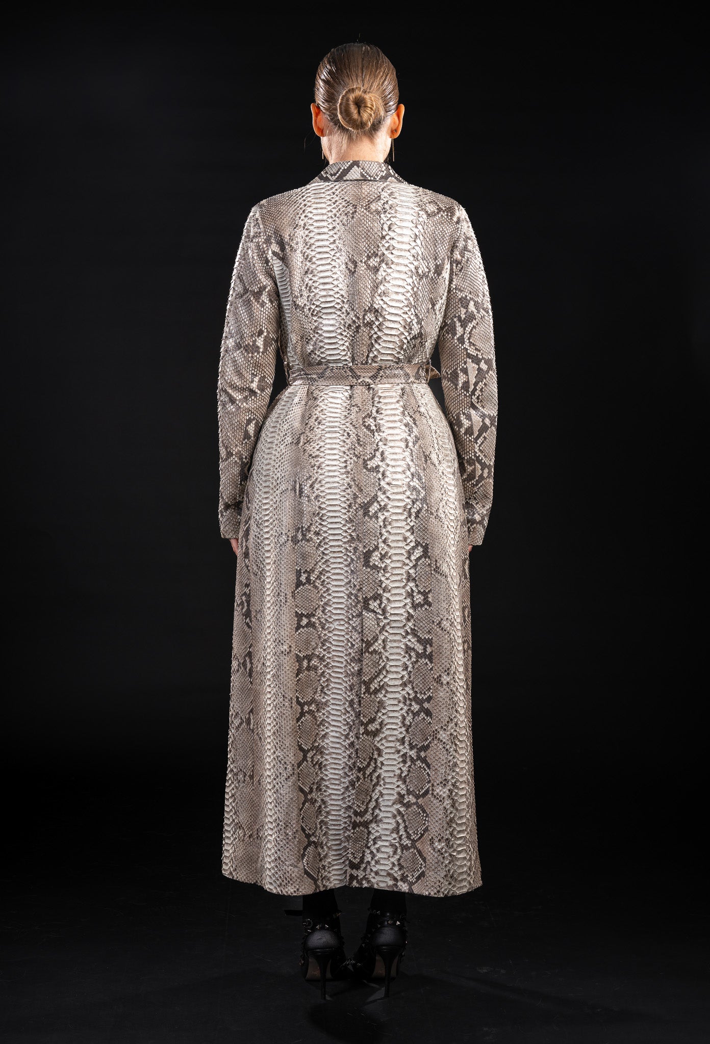 PALTON DIN PIELE NATURALA DE PITON ROYAL 785