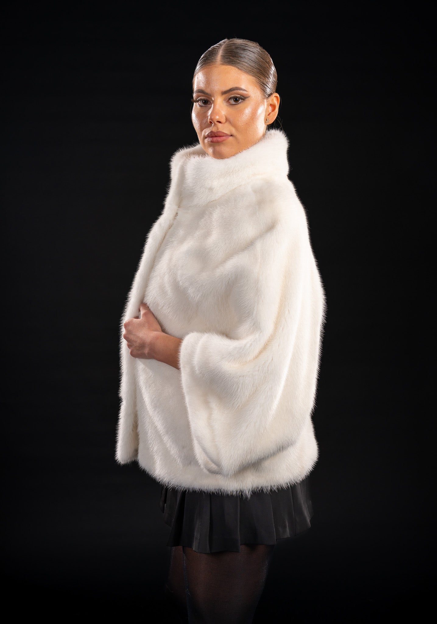 CAPA DIN BLANA NATURALA DE VIZON ALB