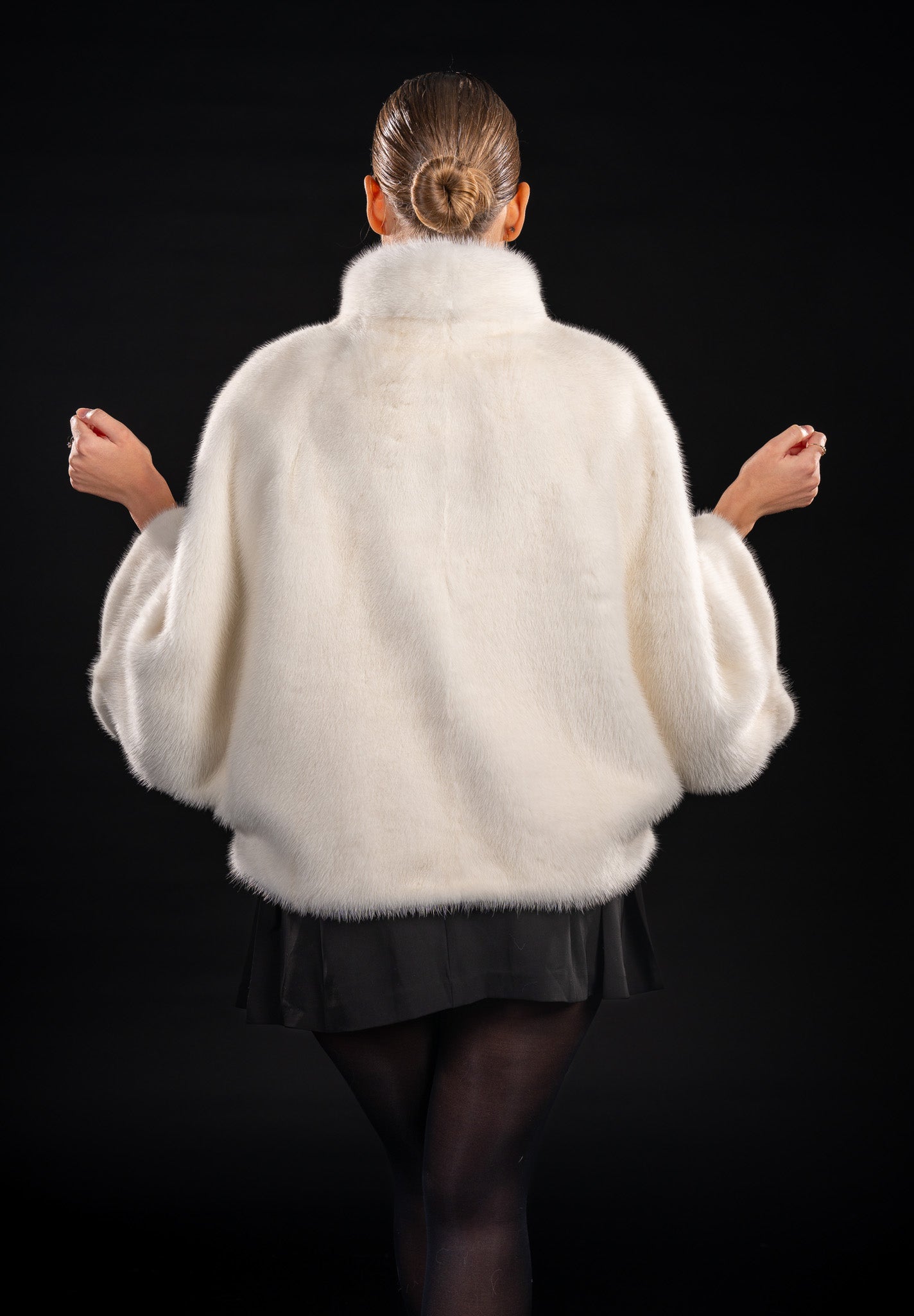 CAPA DIN BLANA NATURALA DE VIZON ALB