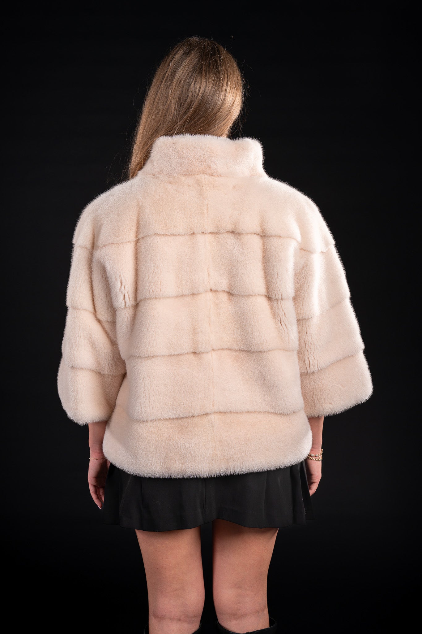 CAPA DIN BLANA NATURALA DE VIZON ROZ PUDRA