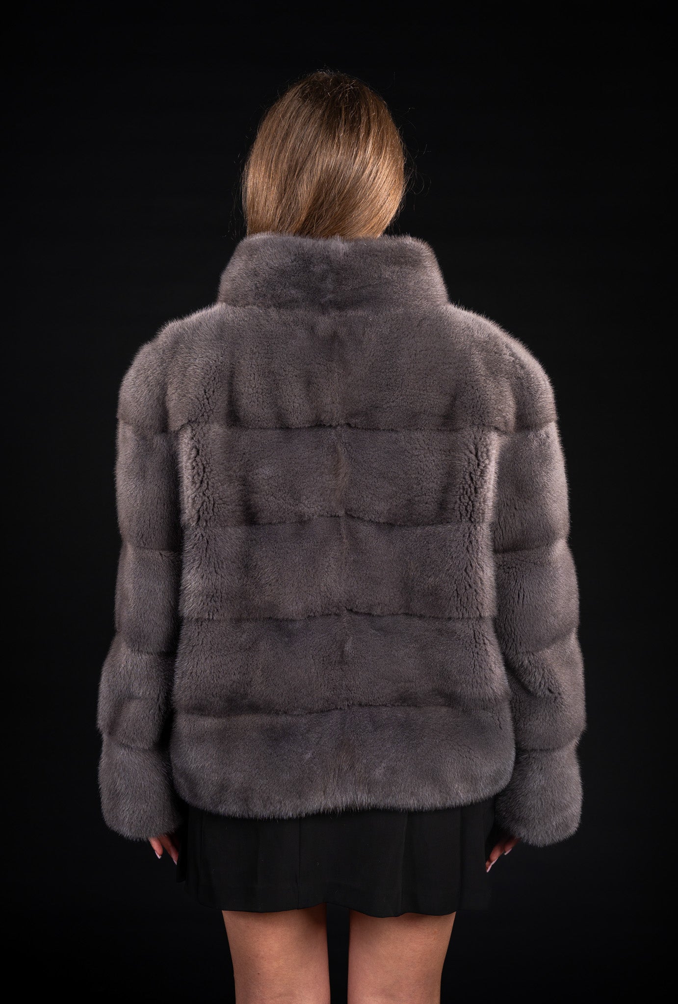 HAINA DIN BLANA NATURALA DE VIZON GRI ANTRACIT