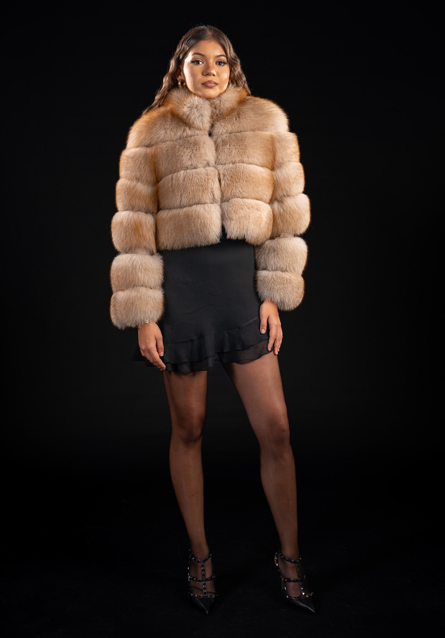 HAINA DIN BLANA NATURALA DE VULPE  POLARA LIGHTSABLE 021