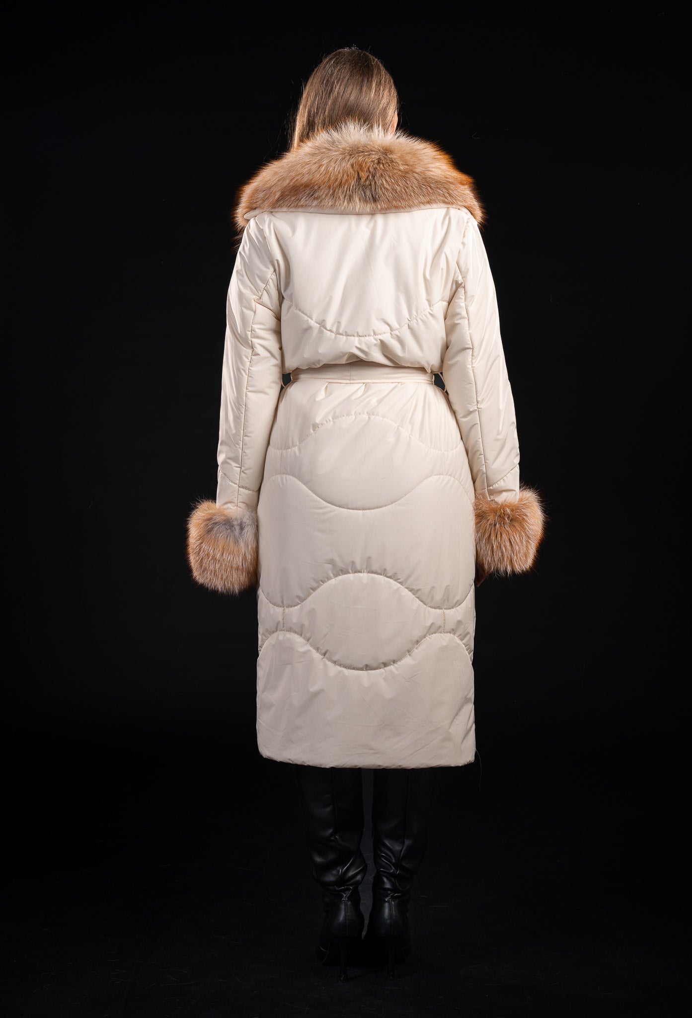 GEACA LUNGA FAS CU BLANA NATURALA GOLD DETASABILA 112