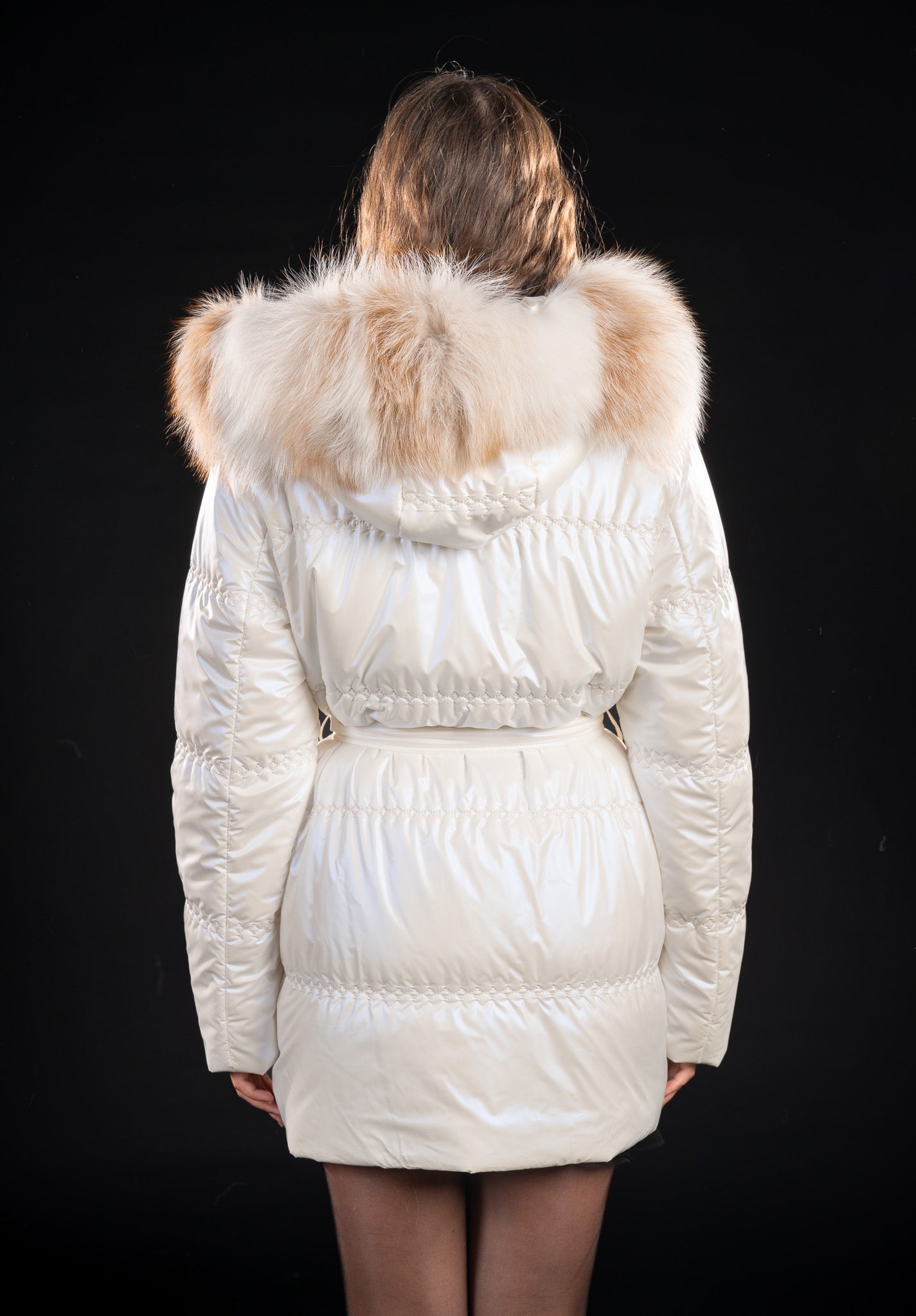 GEACA CU GULER DIN BLANA NATURALA DE VULPE GOLD ISLAND 114