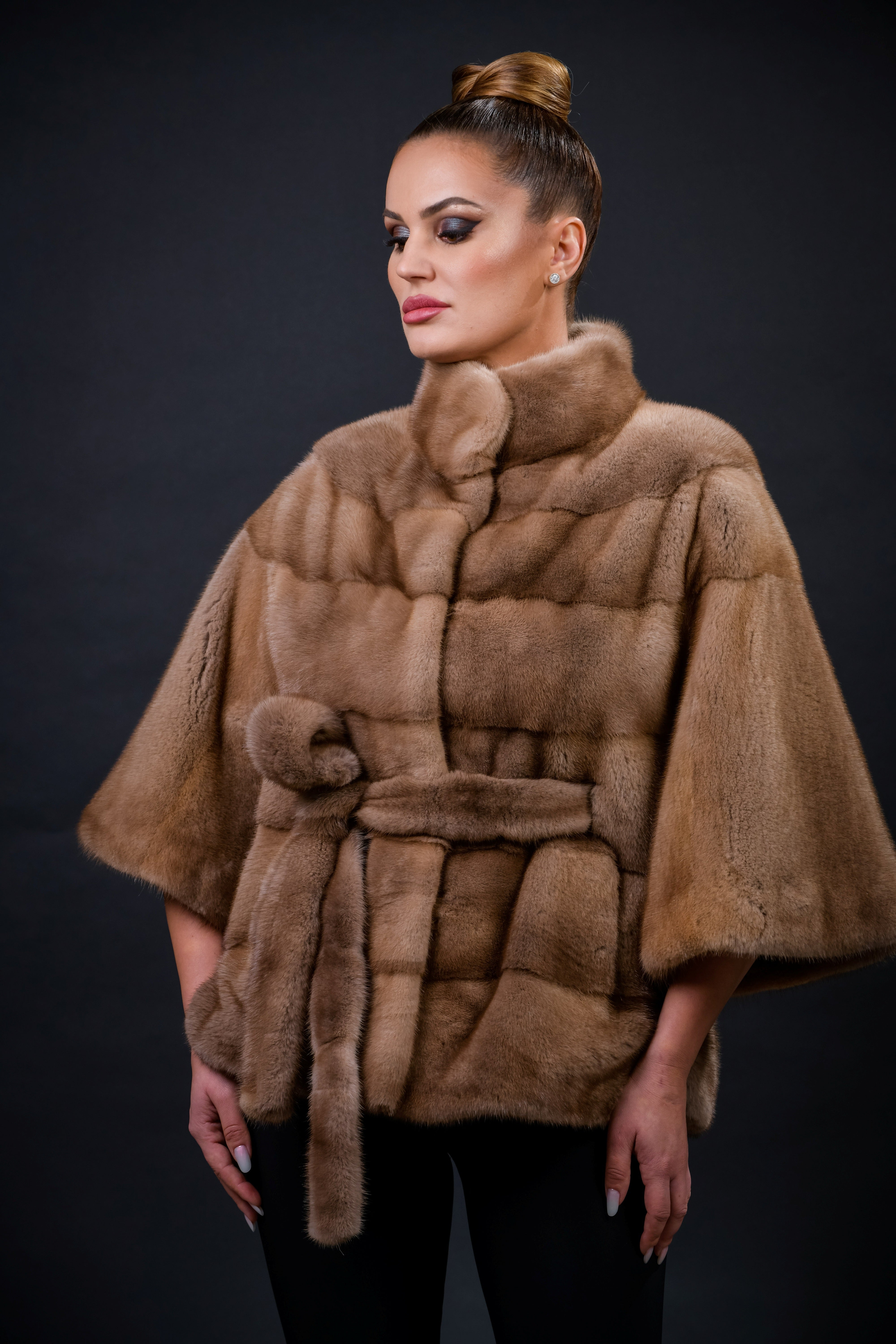 HAINA DIN BLANA NATURALA DE VIZON PASTEL , MANECA 3/4